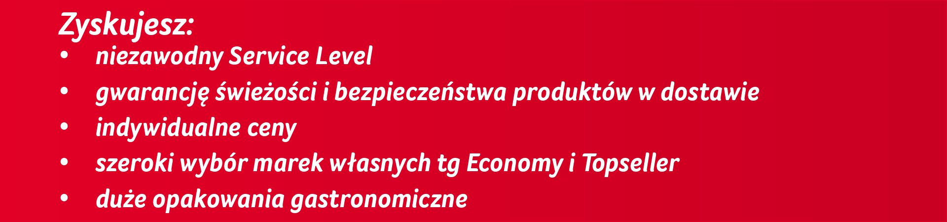 co zyskujesz będąc klientem transgourmet